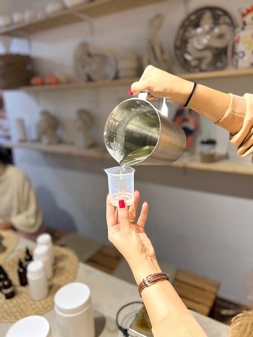 Aromaterapi ile Losyon Mum Atölyesi